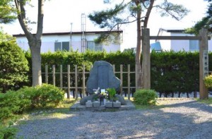 土方歳三-最期の地碑（函館市若松町）