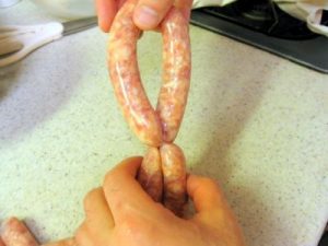 体験ソーセージ作り1