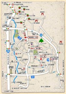 鉄輪散策マップ