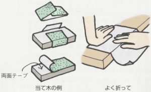 サンドペーパーの切断