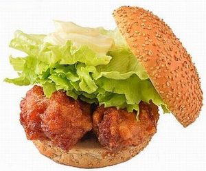 チャイニーズチキンハンバーガ－